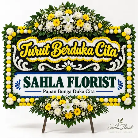 Papan Bunga Duka Rumah Duka Sentosa